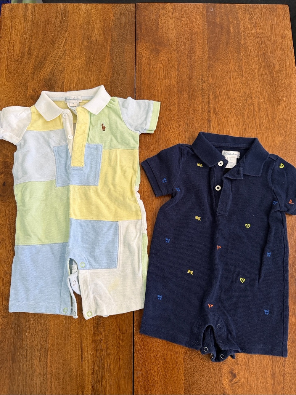Ralph Lauren set of 2 Rompers